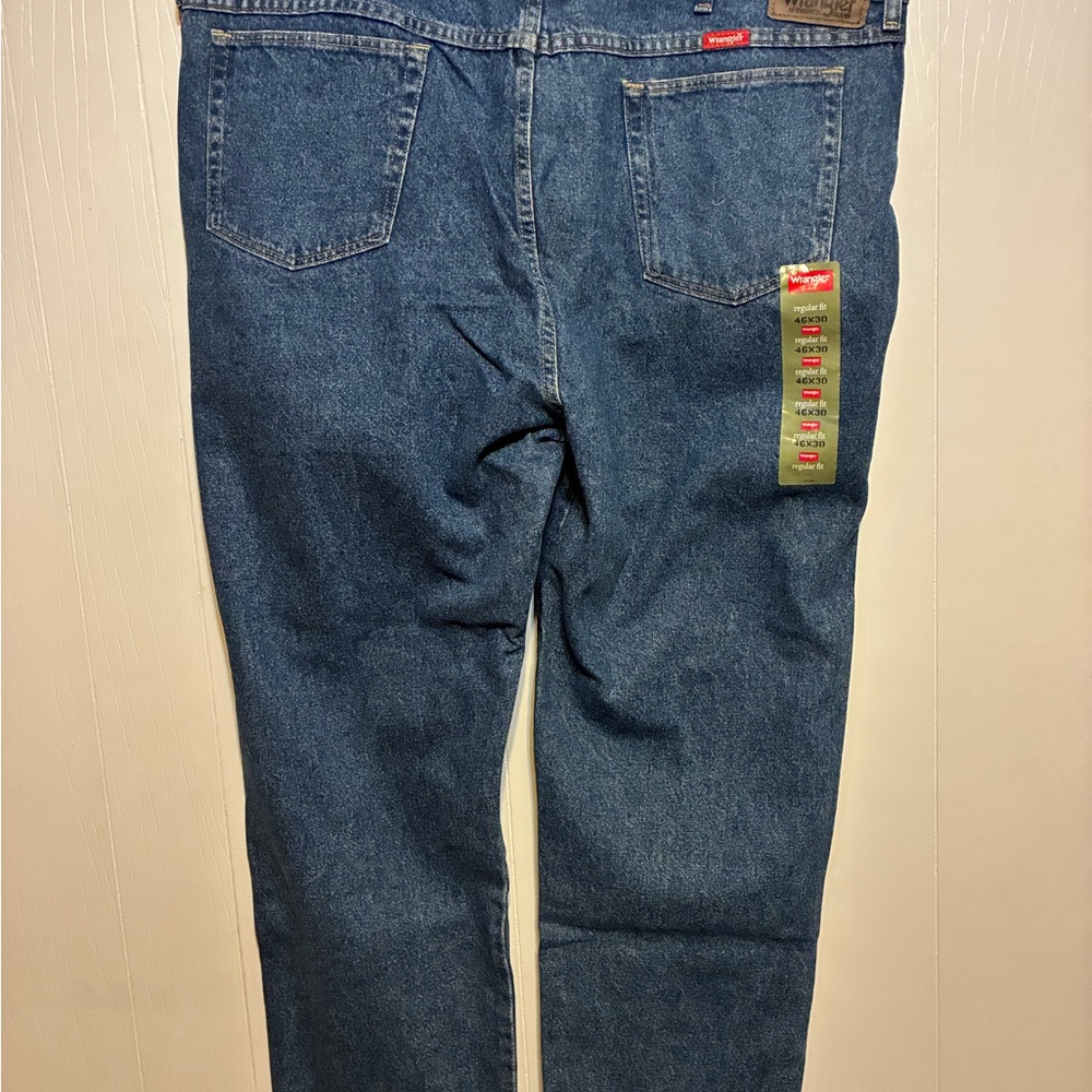 Wrangler Hero Jeans Mens 46x30  Regular Fit Premium Quality - Picture 3 of 16